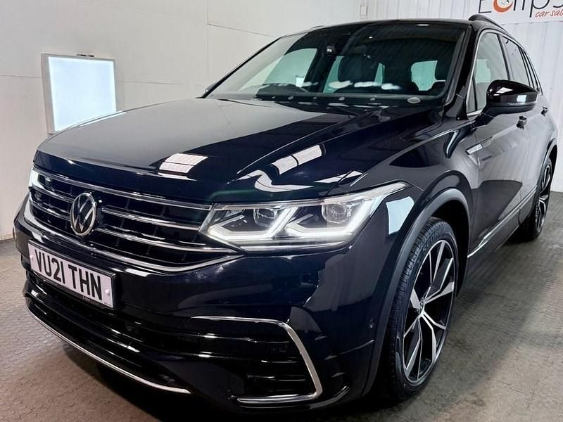 Used VW Tiguan R-line 150 HP (110 kW) 2021 Black SUV