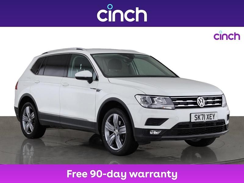 White Used 2021 VW Tiguan Allspace Match SUV | £20,929 (Fair price) - Image 1/3