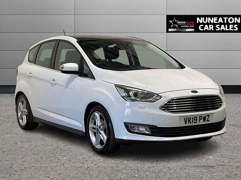 White Used 2019 Ford C-MAX Titanium X MPV | £14,000 (Expensive) - Image 1/4