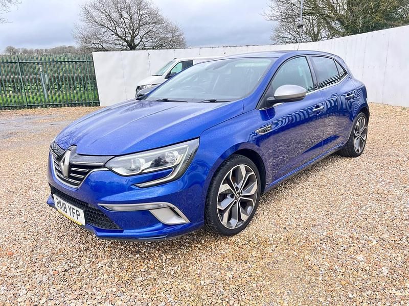 Used Renault Mégane GT Line GT-Line 130 HP (95 kW) 2018 Blue Hatchback