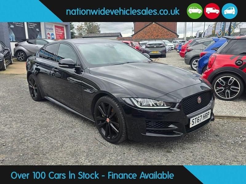 Black Used 2018 Jaguar XE Ingenium Sedan | £10,830 (Good price) - Image 1/4