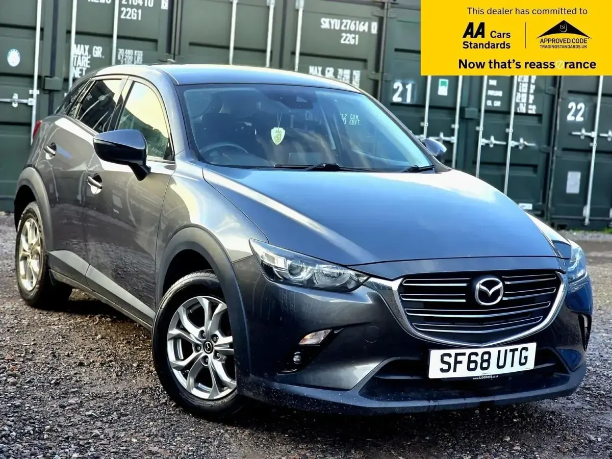 Usado Mazda CX-3 121 HP (88 kW) 2018 Cinzento SUV