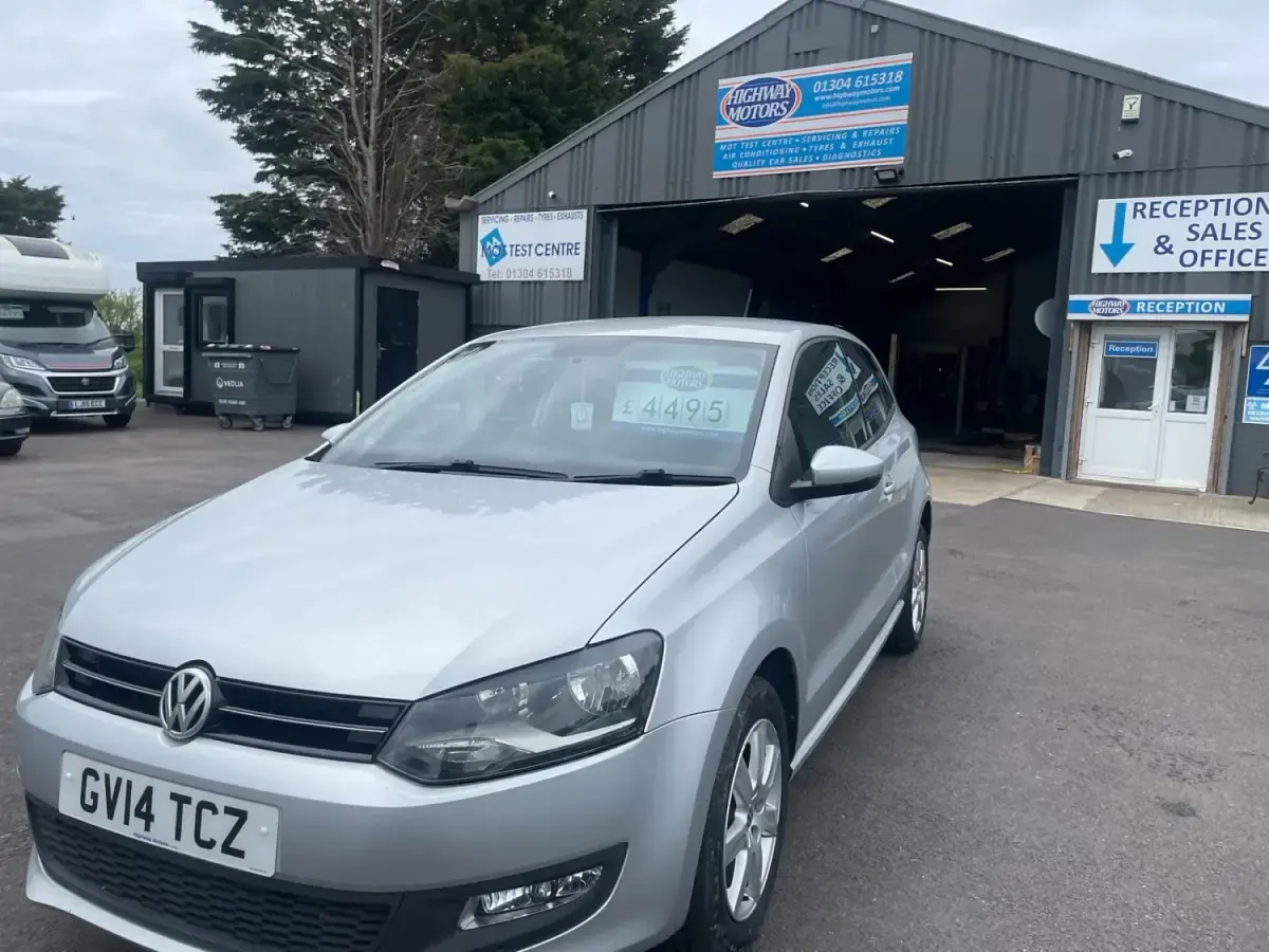 Używany VW Polo Edition 2014 Srebrny Hatchback