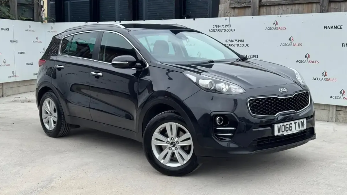 Usado Kia Sportage 177 HP (130 kW) 2017 Preto SUV