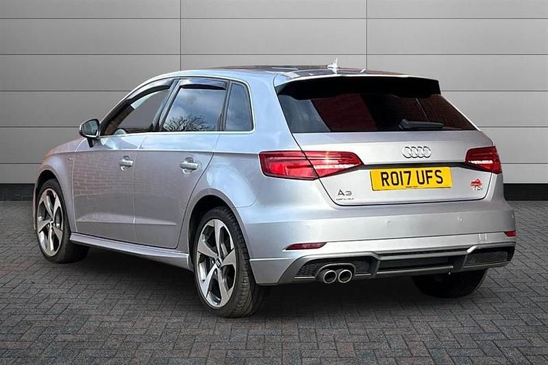 Used Audi A3 S-Line 150 HP (110 kW) 2017 Silver Hatchback