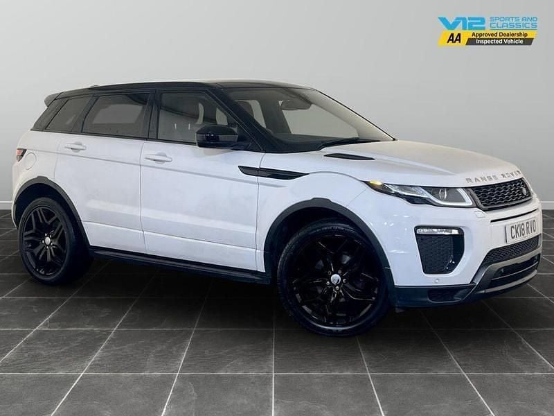 White Used 2018 Land Rover Range Rover evoque HSE Dynamic SUV | £12,495 (Good price) - Image 1/2