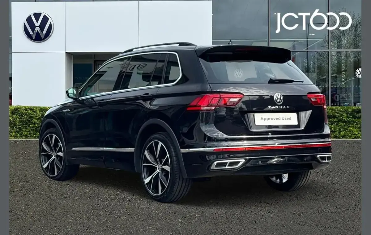 Used VW Tiguan R-line 150 HP (110 kW) 2020 Black SUV
