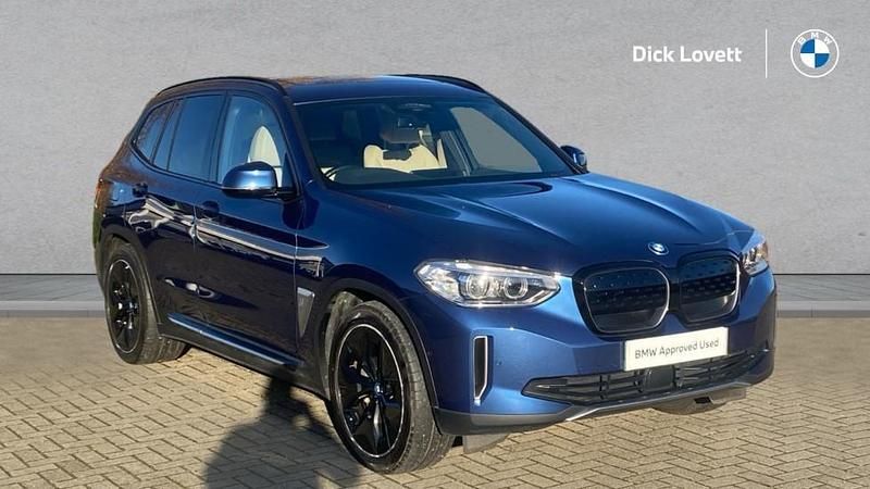 Blue Used 2021 BMW iX3 Shadowline SUV | £22,222 (Fair price) - Image 1/4