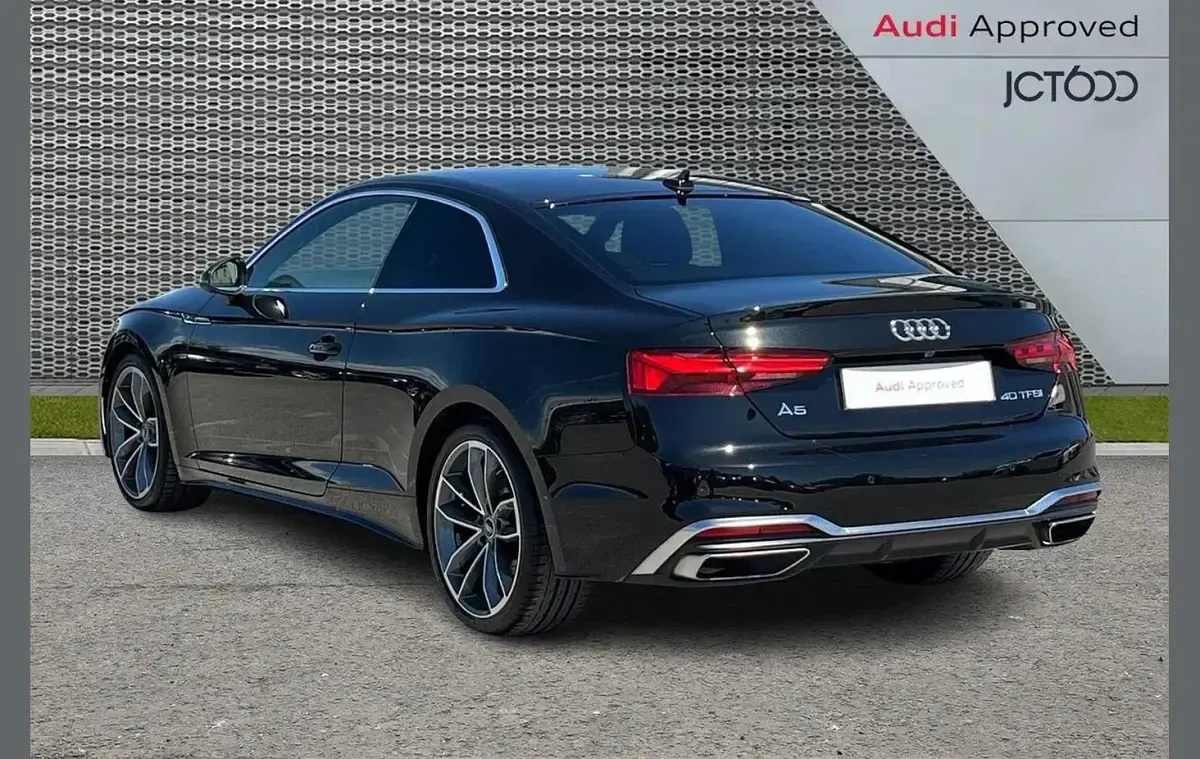 Used Audi A5 S-Line 200 HP (147 kW) 2022 Black Coupe
