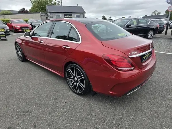 Used Mercedes C200 AMG Line Premium 2015 Red Sedan