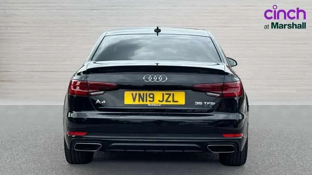 Used Audi A4 Black Edition 150 HP (110 kW) 2019 Black Sedan