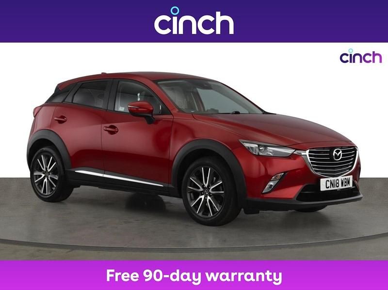 Red Used 2018 Mazda CX-3 Inclusive SUV | £10,349 (Fair price) - Image 1/3