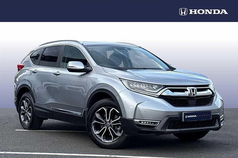 Lunar silver m Used 2021 Honda CR-V Hybrid SUV | £24,345 (Fair price) - Image 1/4