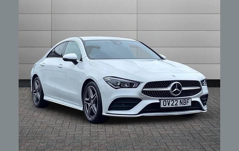 Used Mercedes CLA200 AMG line 161 HP (118 kW) 2022 White Coupe