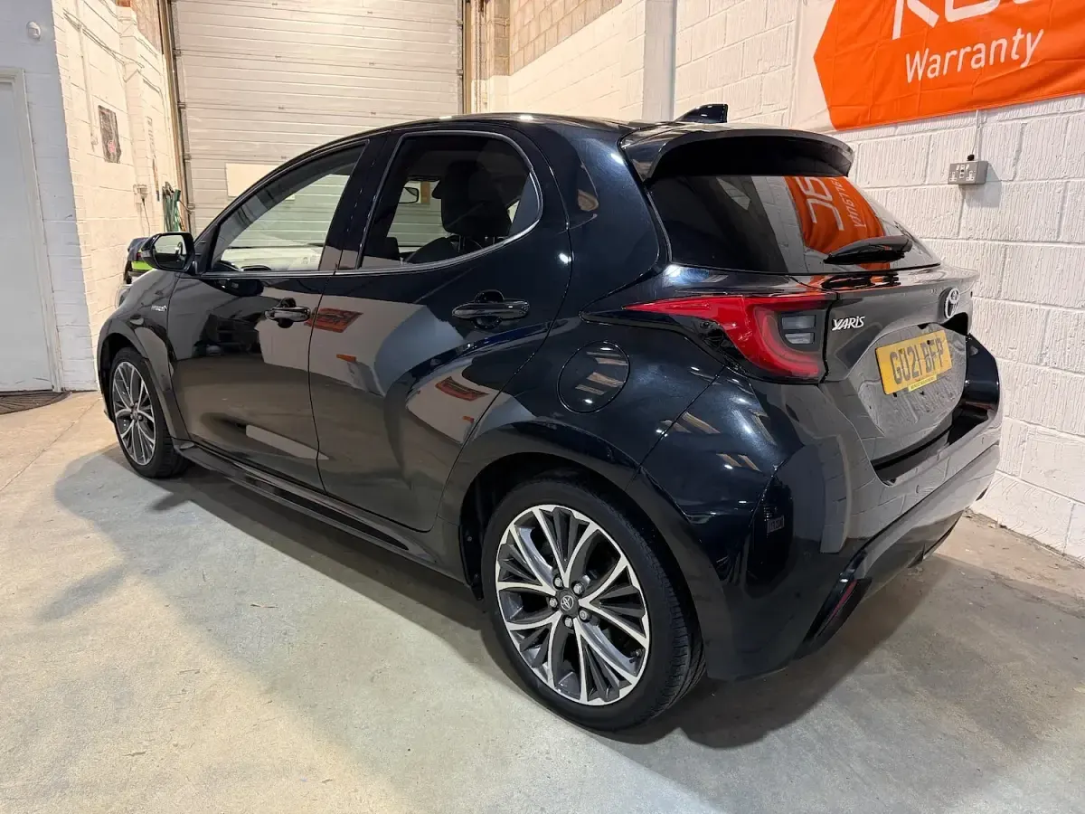 Used Toyota Yaris Hybrid 2021 Black Hatchback