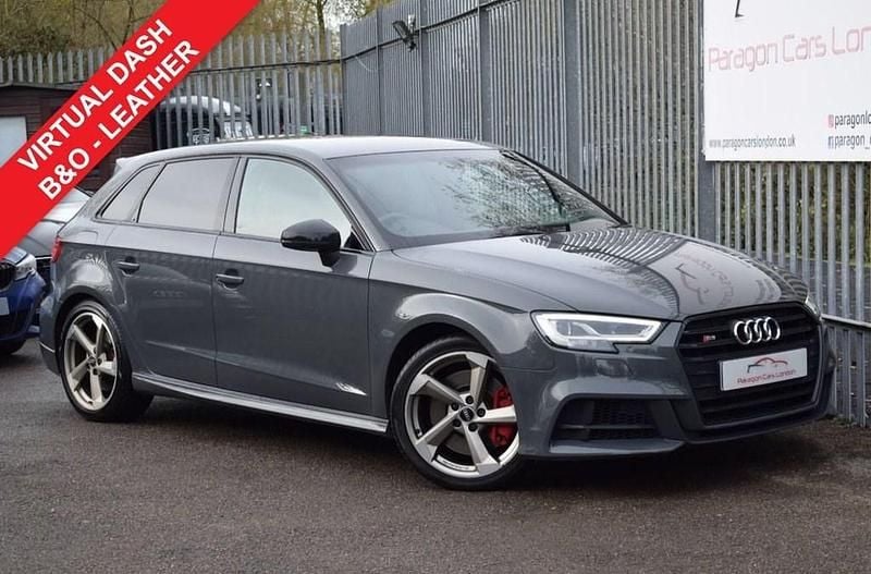 Grey Used 2018 Audi S3 Sportback Black Edition Hatchback | £19,949 - Image 1/3