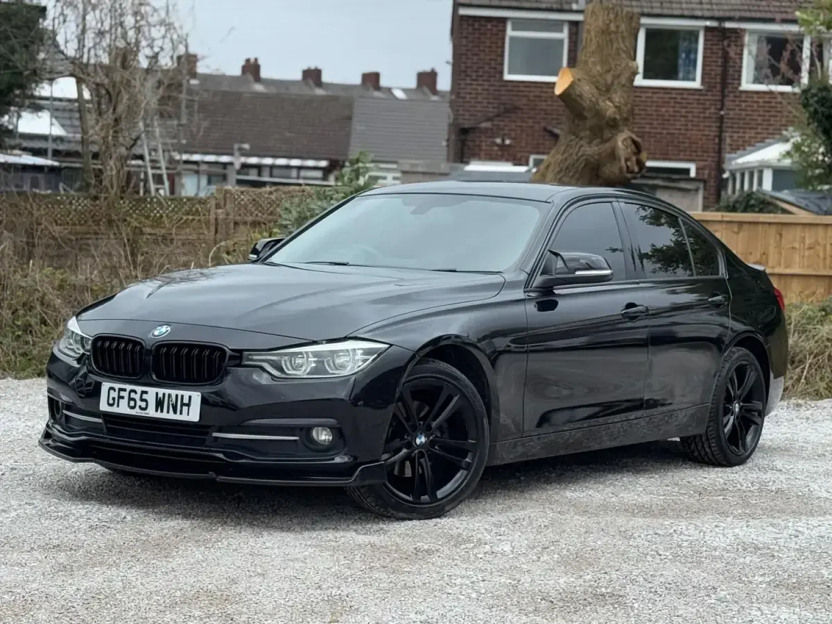 Begagnad BMW 320 Sport Line 2015 Blå Sedan