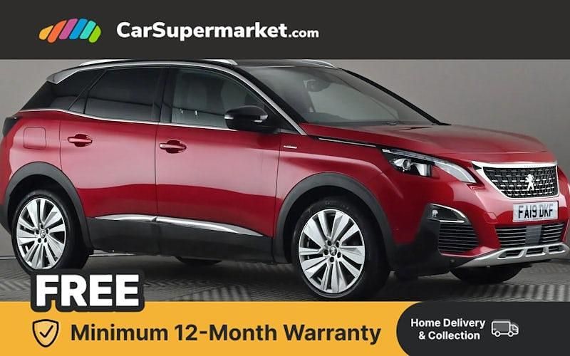 Used Peugeot 3008 GT-line 131 HP (96 kW) 2019 Red Estate