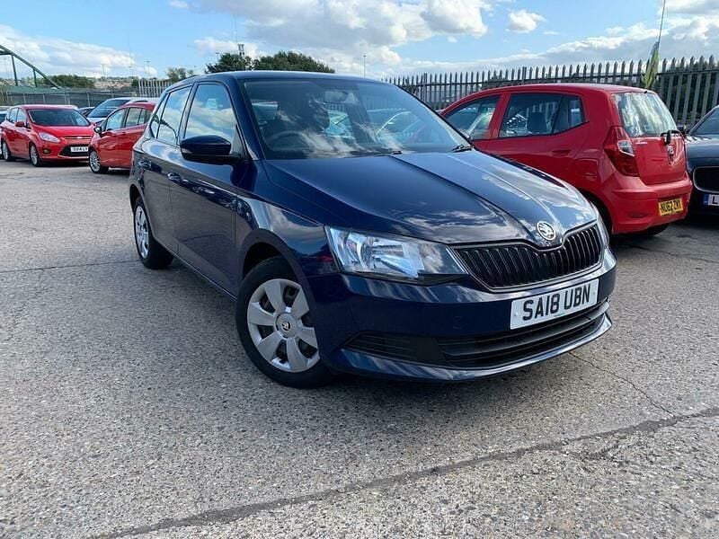 Used Skoda Fabia 60 HP (44 kW) 2018 Blue Hatchback