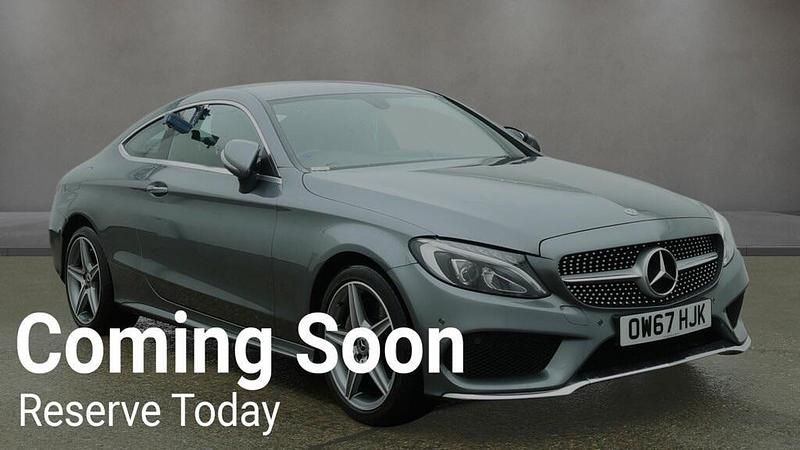 Used Mercedes C200 AMG line 2017 Grey Coupe