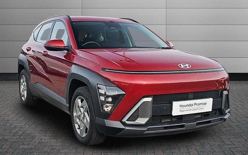 Red Used 2023 Hyundai Kona Advanced SUV | £20,574 (Fair price) - Image 1/4