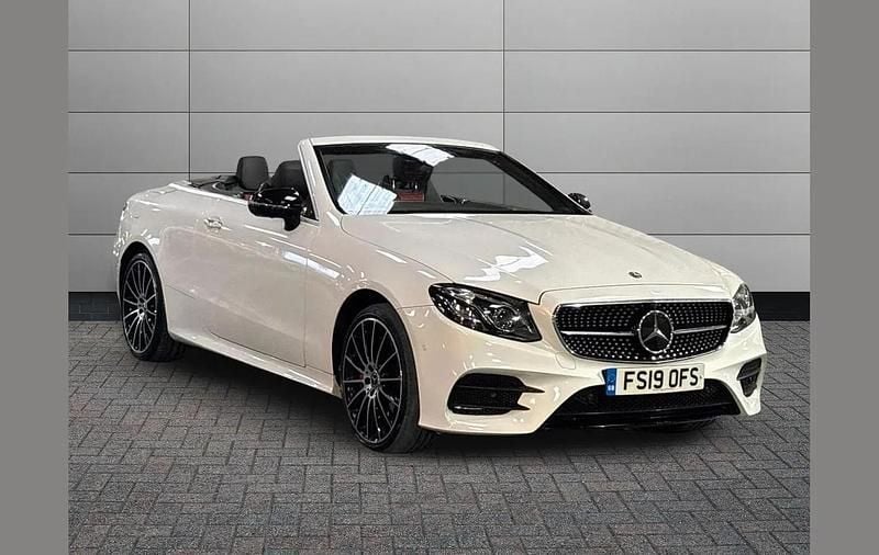 Used Mercedes E400 AMG Line Premium Plus 334 HP (245 kW) 2019 White Cabriolet
