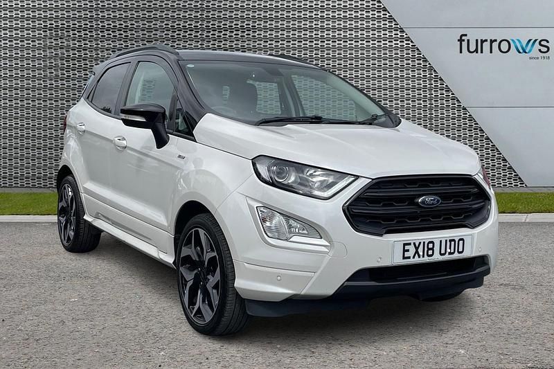 White Used 2018 Ford Ecosport ST-Line SUV | £11,290 (Fair price) - Image 1/4