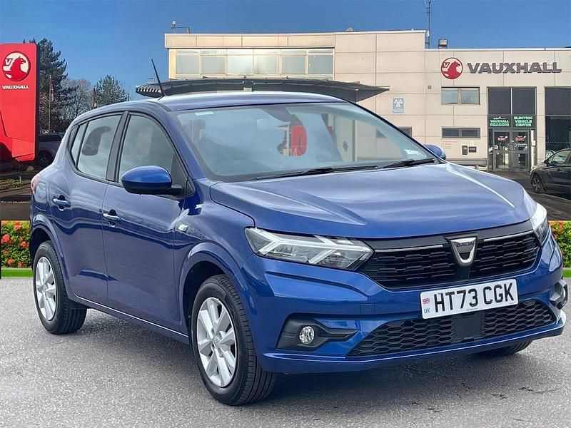 Used Dacia Sandero Expression 100 HP (73 kW) 2023 Blue Hatchback