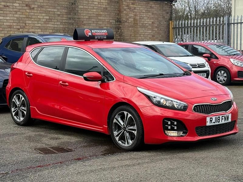 Used Kia Ceed GT-Line 134 HP (98 kW) 2018 Red Hatchback