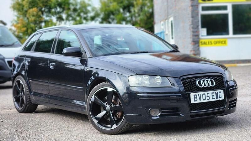 Black Used 2005 Audi A3 S-Line Hatchback | £2,295 (Fair price) - Image 1/4