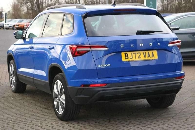 Used Skoda Karoq SE Drive 150 HP (110 kW) 2022 Energy blue SUV