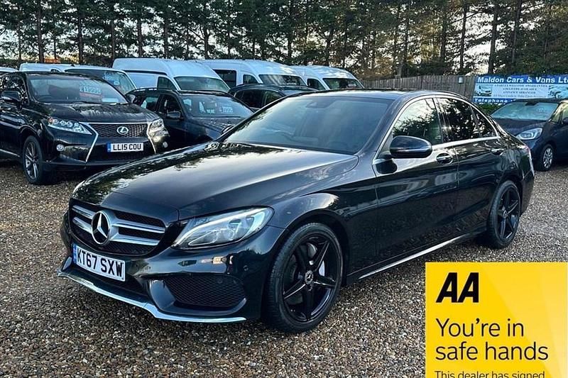 Used Mercedes C250 AMG Line Premium Plus 204 HP (150 kW) 2018 Black Sedan