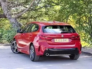Used BMW 118 M Sport 136 HP (100 kW) 2023 Red Hatchback