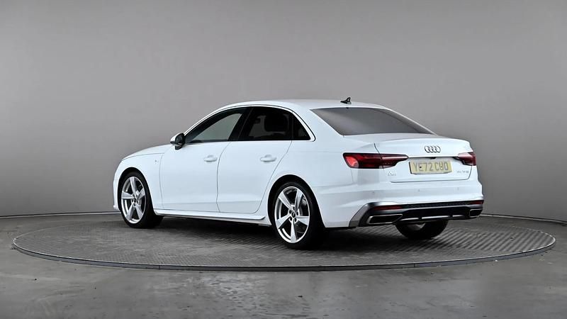Used Audi A4 S-Line 150 HP (110 kW) 2022 White Sedan