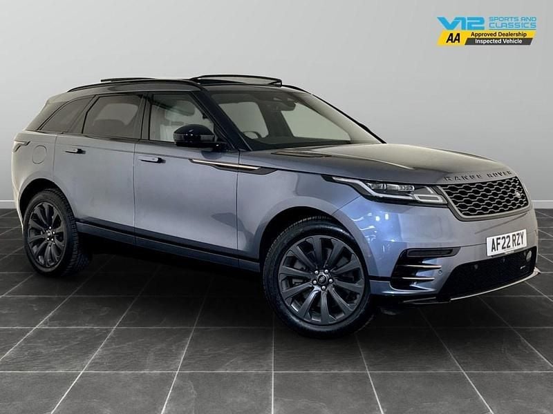 Blue Used 2022 Land Rover Range Rover Velar SE Dynamic SUV | £35,495 (Good price) - Image 1/2