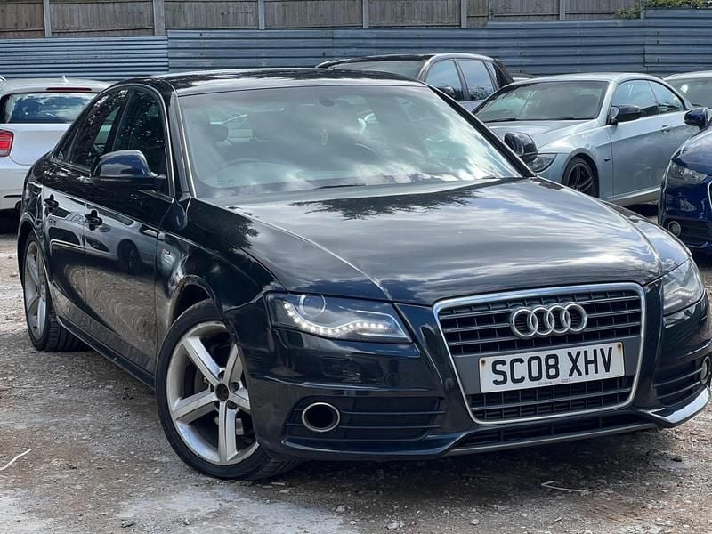 Używany Audi A4 S-Line 2008 Czarny Sedan/Limuzyna