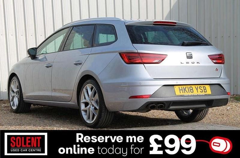 Used Seat Leon FR 125 HP (91 kW) 2018 Silver Estate