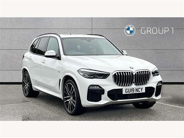 White Used 2019 BMW X5 M Sport SUV | £39,990 (Good price) - Image 1/4