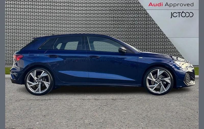 Used Audi A3 Black Edition 147 HP (108 kW) 2025 Blue Hatchback