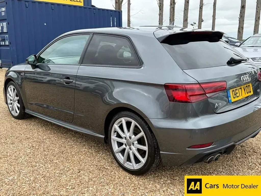 Used Audi A3 Black Edition 184 HP (135 kW) 2017 Grey Hatchback