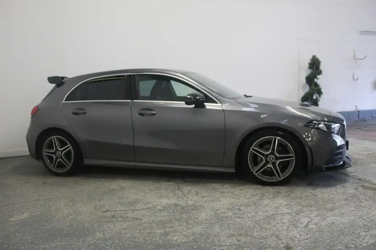 Used Mercedes A180 AMG line 116 HP (85 kW) 2018 Grey Hatchback