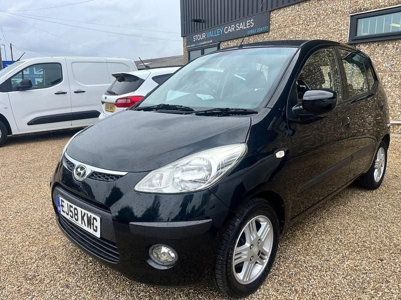 Black Used 2008 Hyundai i10 Comfort Hatchback | £4,695 (Fair price) - Image 1/4
