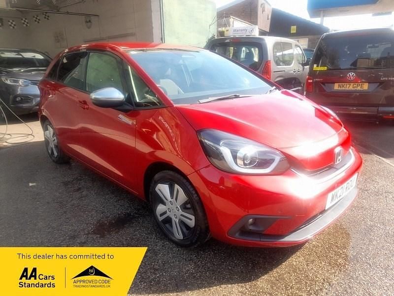 Red Used 2021 Honda Jazz Hybrid Hatchback | £14,975 (Fair price) - Image 1/3
