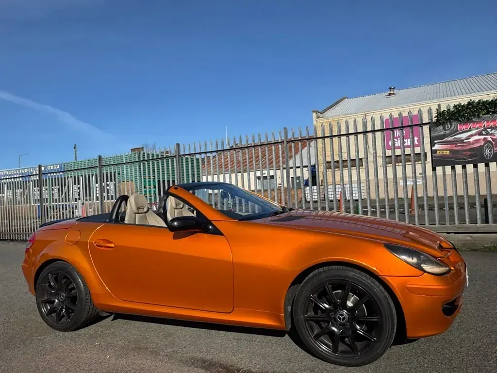 Used Mercedes SLK200 2005 Orange Cabriolet
