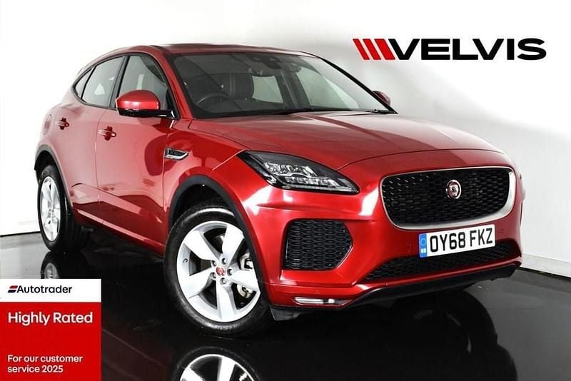 Red Used 2018 Jaguar E-Pace R-Dynamic SUV | £18,487 (Fair price) - Image 1/4
