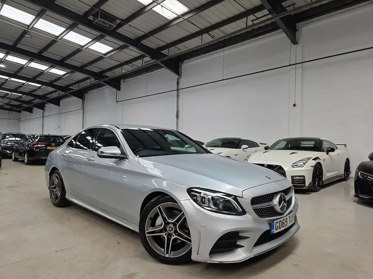 Used Mercedes C200 AMG line 2020 Silver Sedan