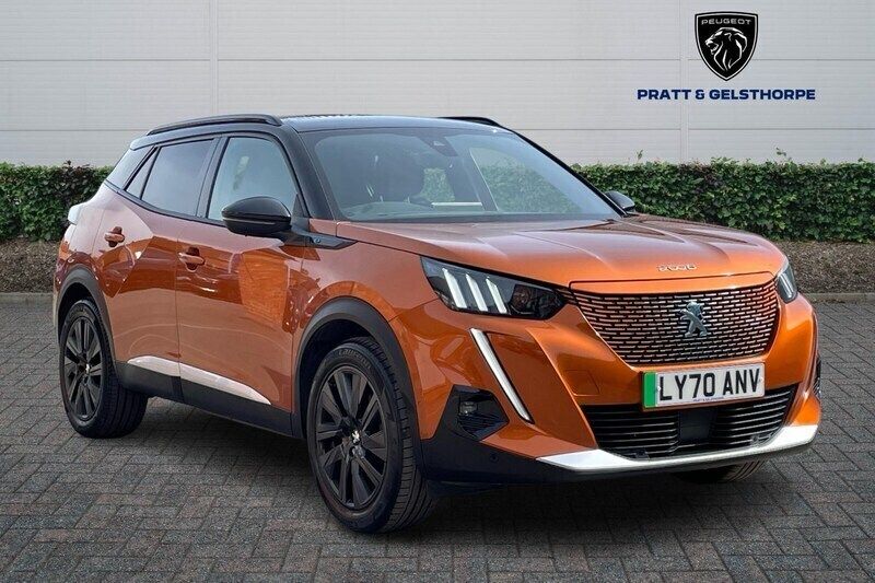 Orange Used 2020 Peugeot e-2008 GT SUV | £13,295 (A bit pricey) - Image 1/4