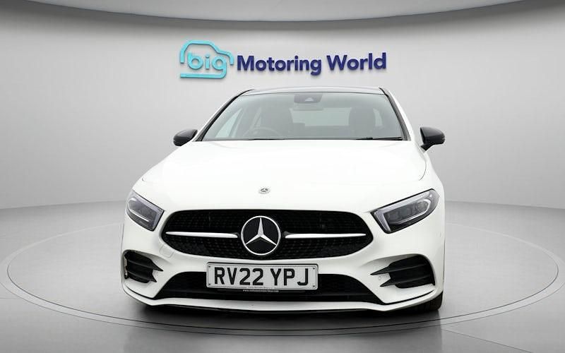 Used Mercedes A250 AMG line 259 HP (190 kW) 2022 White Sedan
