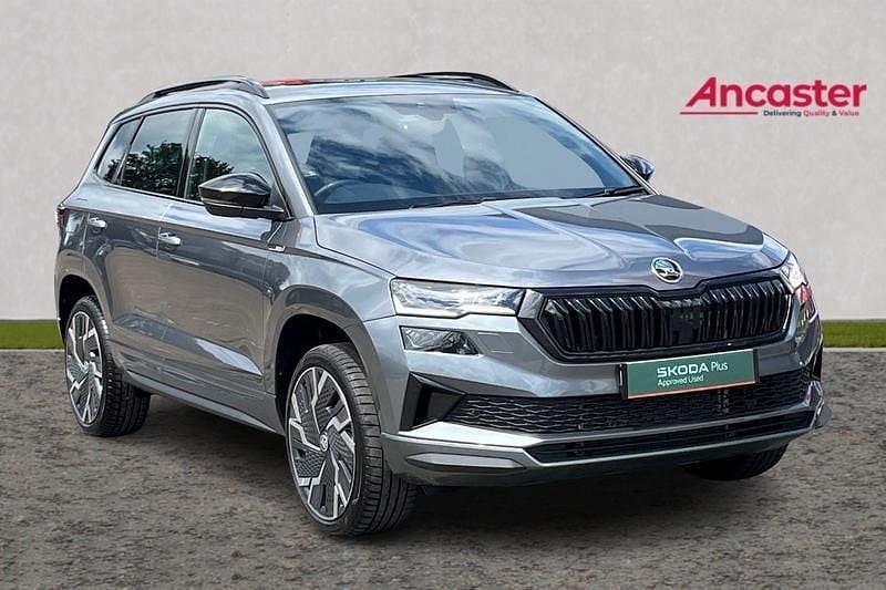 Grey New 2024 Skoda Karoq SportLine SUV | £29,475 (Fair price) - Image 1/4