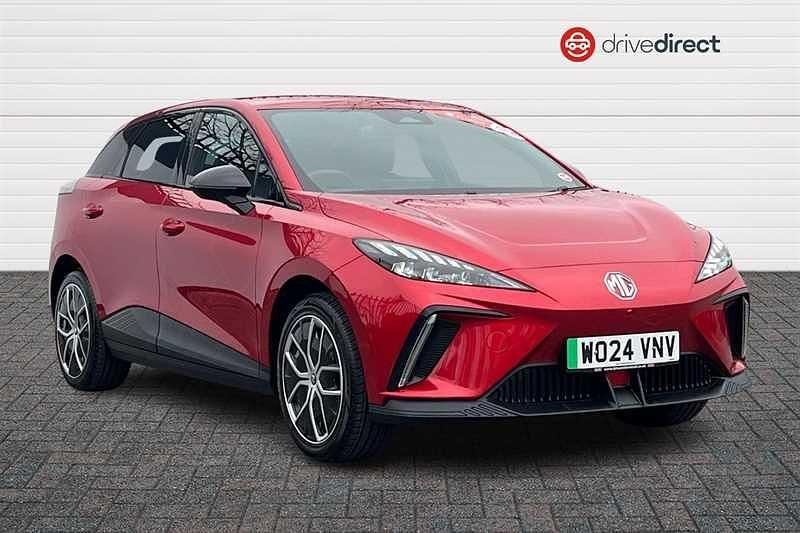 Used MG MG4 EV Trophy 150 kW (204 HP) 2024 Red Hatchback